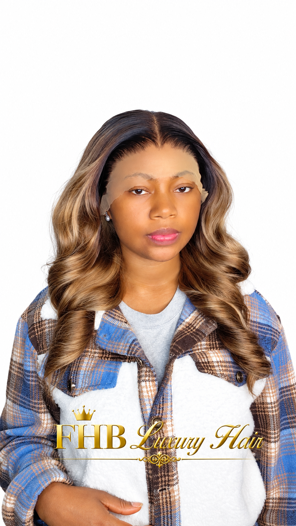 FHB Luxury Honey Blonde Bounce Wig