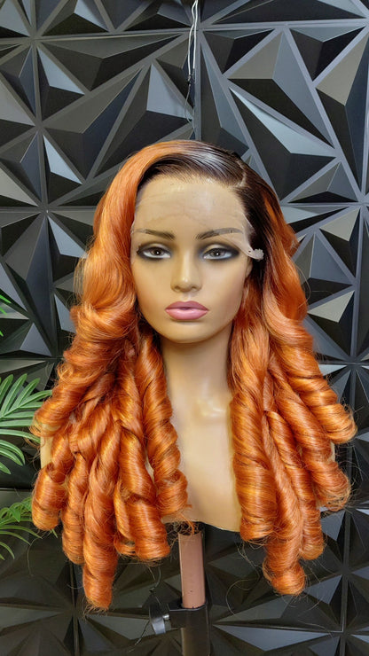 Golden Copper Luxe Blended Wig