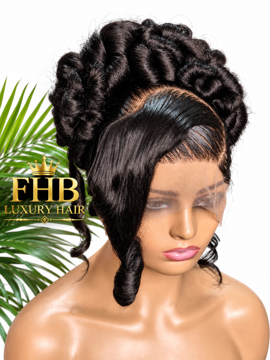 ✨ FHB Luxury Royal Updo – Premium Blend