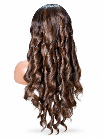 ✨ FHB Luxe Body Wave – Human Hair Blend Wig-OT4L