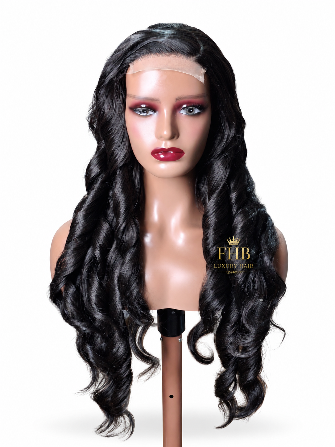 ✨ FHB Amara Waves – Human Hair Blend Wig