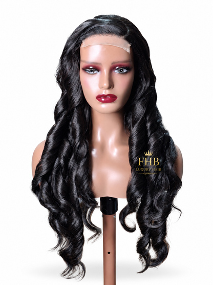 ✨ FHB Amara Waves – Human Hair Blend Wig