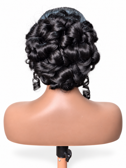 👑 FHB Royal Elegance Glueless Bridal Wig – Premium Blend Hair