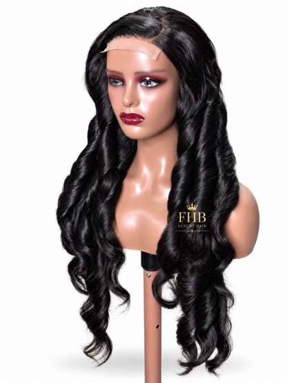 ✨ FHB Amara Waves – Human Hair Blend Wig