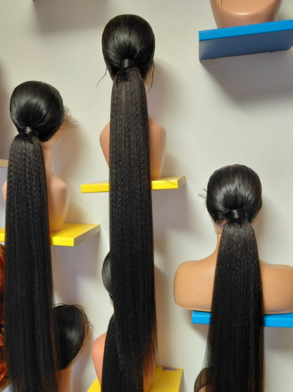 Ponytail  gluless wig