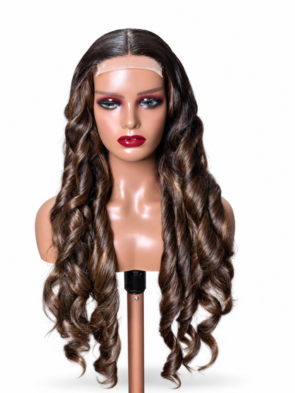 ✨ FHB Luxe Body Wave – Human Hair Blend Wig-OT4L