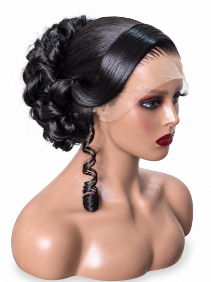 👑 FHB Royal Elegance Glueless Bridal Wig – Premium Blend Hair