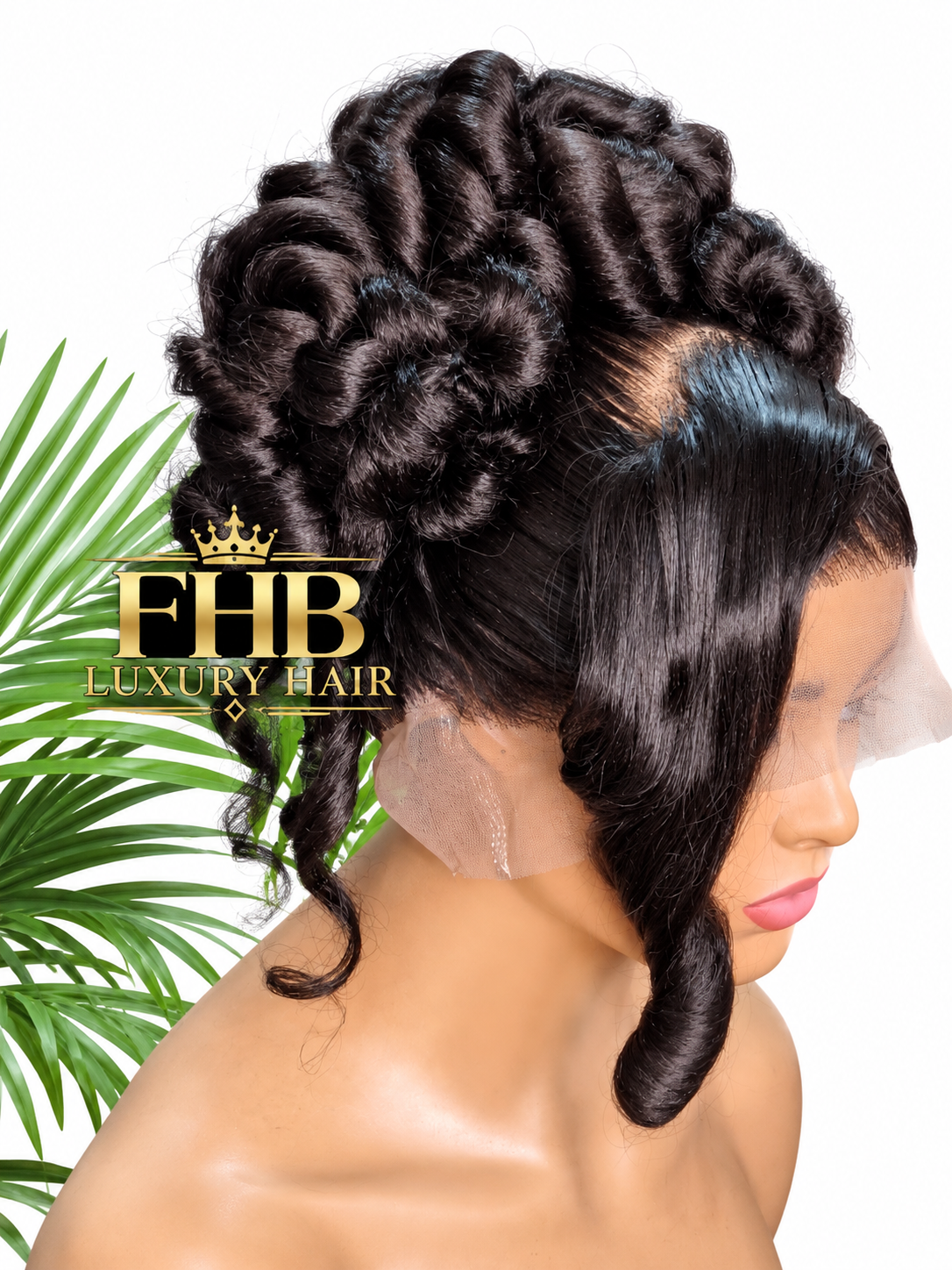 ✨ FHB Luxury Royal Updo – Premium Blend