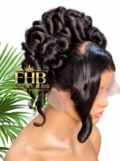 ✨ FHB Luxury Royal Updo – Premium Blend