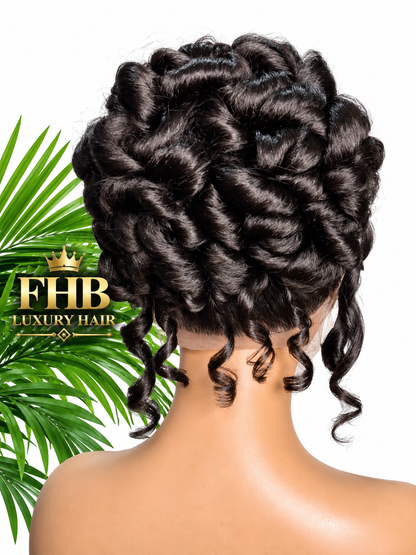 ✨ FHB Luxury Royal Updo – Premium Blend