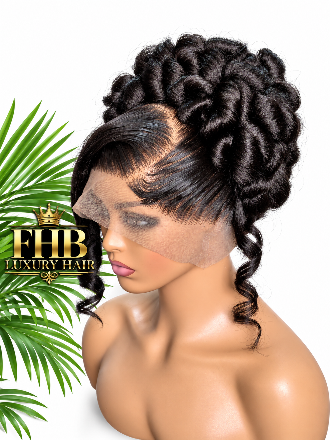 ✨ FHB Luxury Royal Updo – Premium Blend