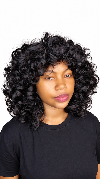 FHB Luxury Bounce – Premium Blended Hair | Black