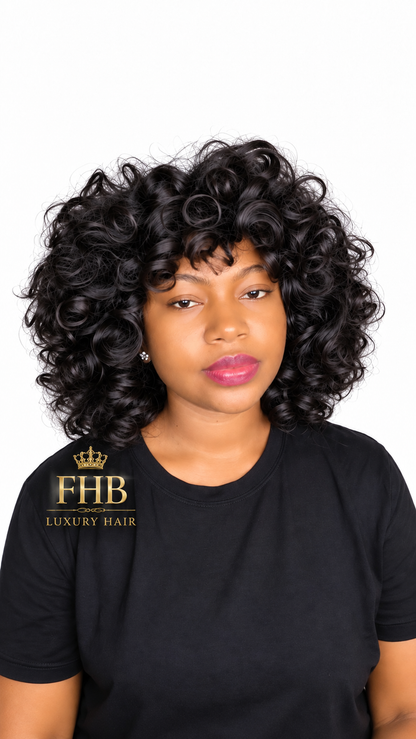 FHB Luxury Bounce – Premium Blended Hair | Black