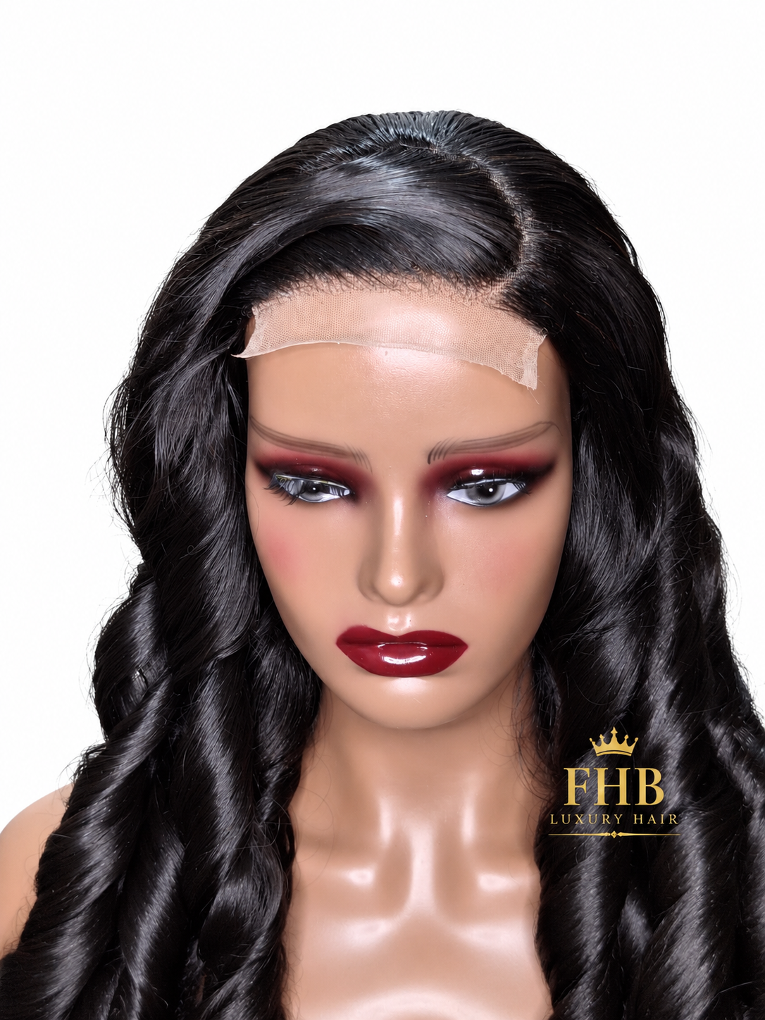 ✨ FHB Amara Waves – Human Hair Blend Wig