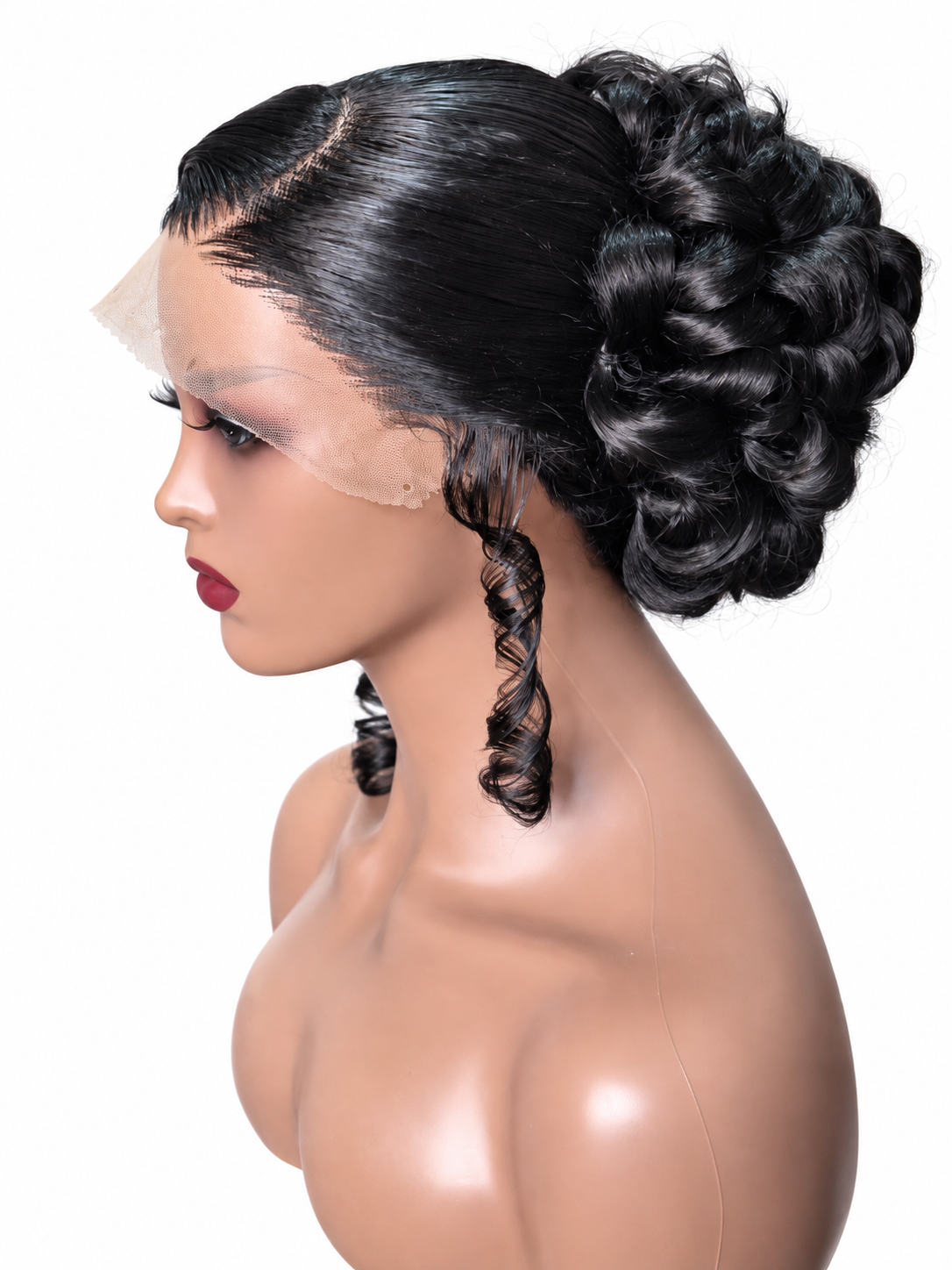 👑 FHB Royal Elegance Glueless Bridal Wig – Premium Blend Hair