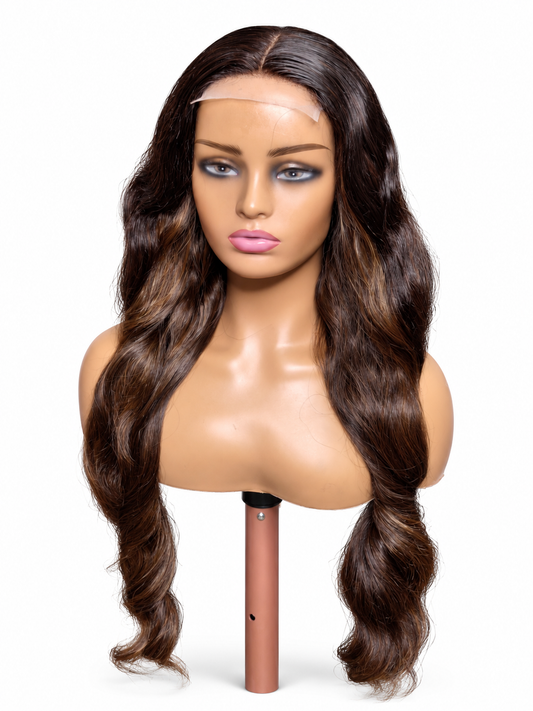 ✨ FHB Luxe Body Wave – Human Hair Blend Wig-OT4L